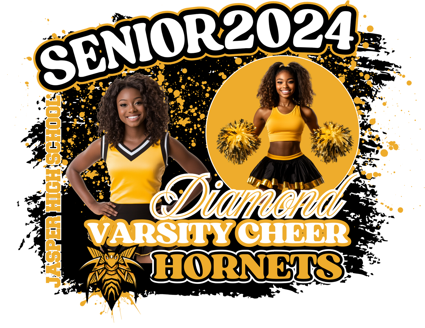 2024 Senior Cheer Varsity Template Bundle with mockups