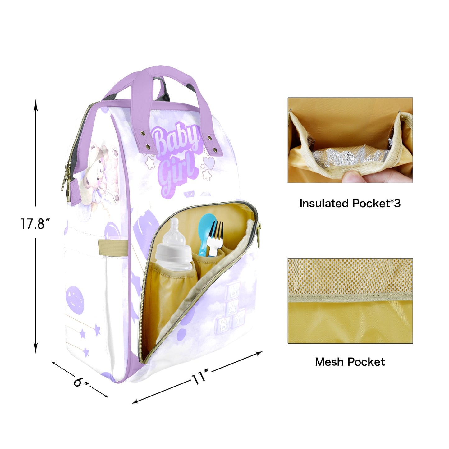 Baby Clouds Diaper Bag