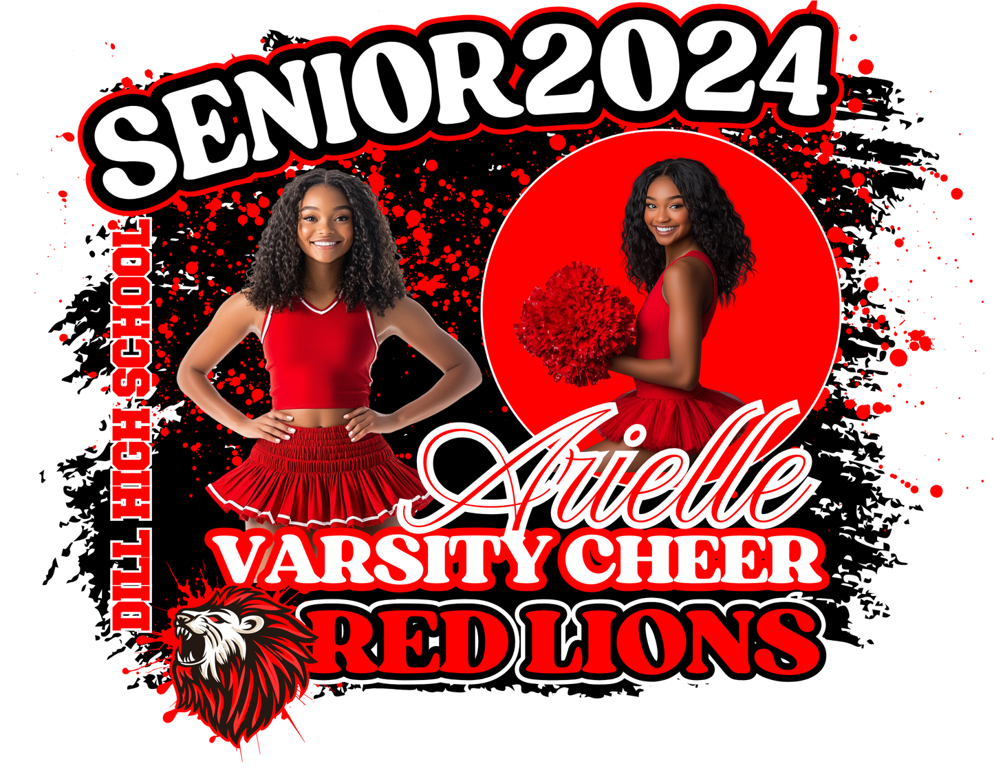 2024 Senior Cheer Varsity Template Bundle with mockups