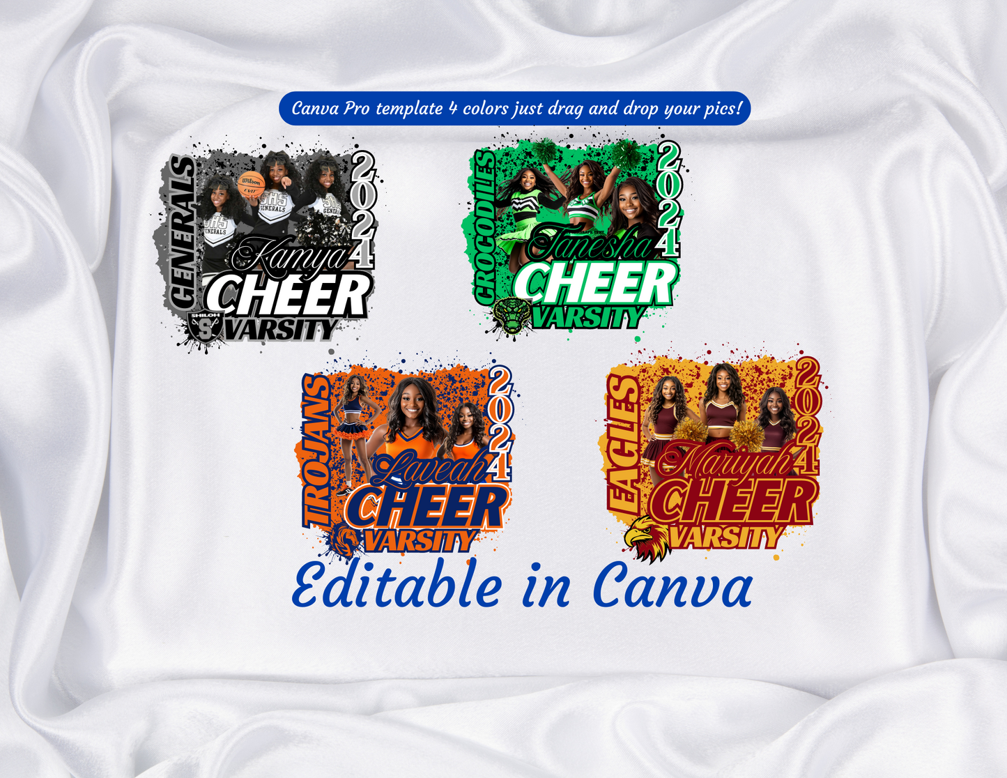 2024 Cheer Varsity Template Bundle with mockups