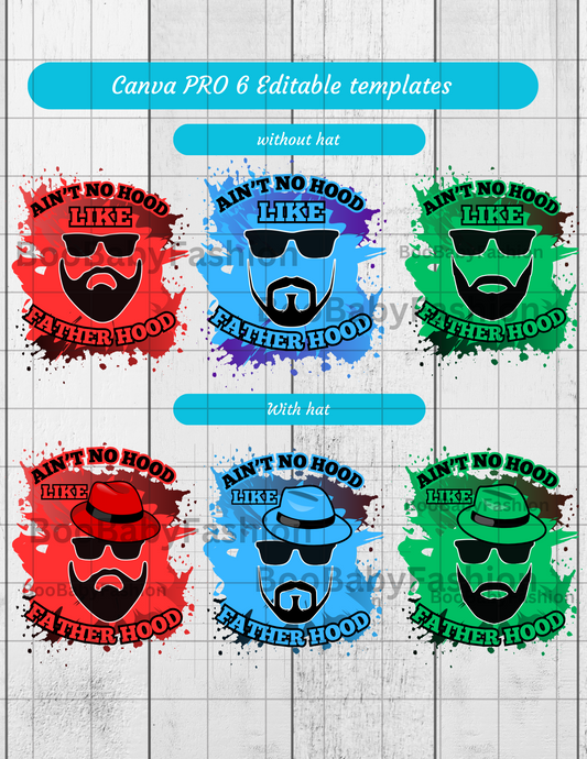 Aint No Hood Like Fatherhood Design Bundle