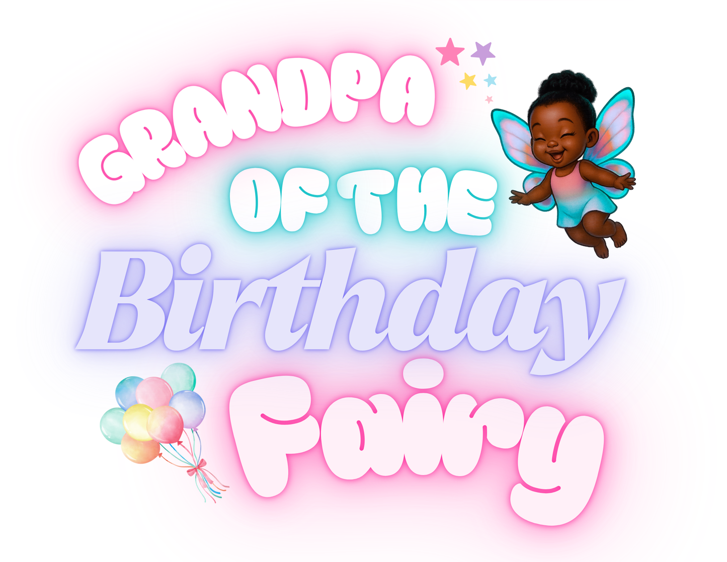 Family Birthday Fairy Template Bundle with mockups