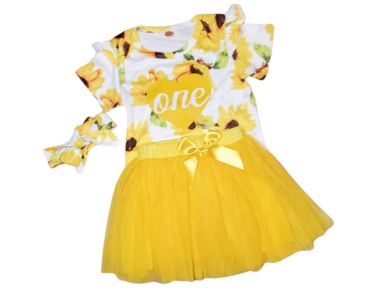 3pc Infant Floral Outfit