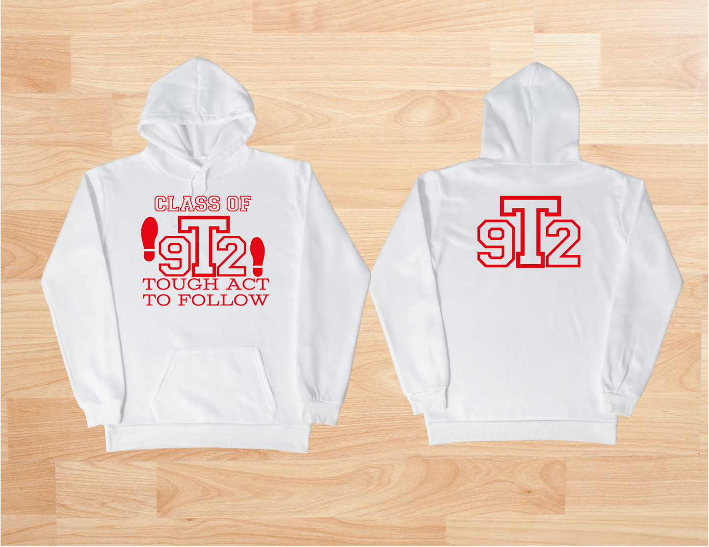 Customized Hoodie front/back design