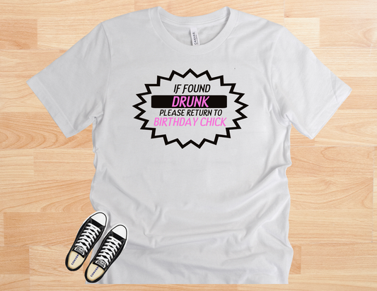 Customized Birthday Crew Tshirt