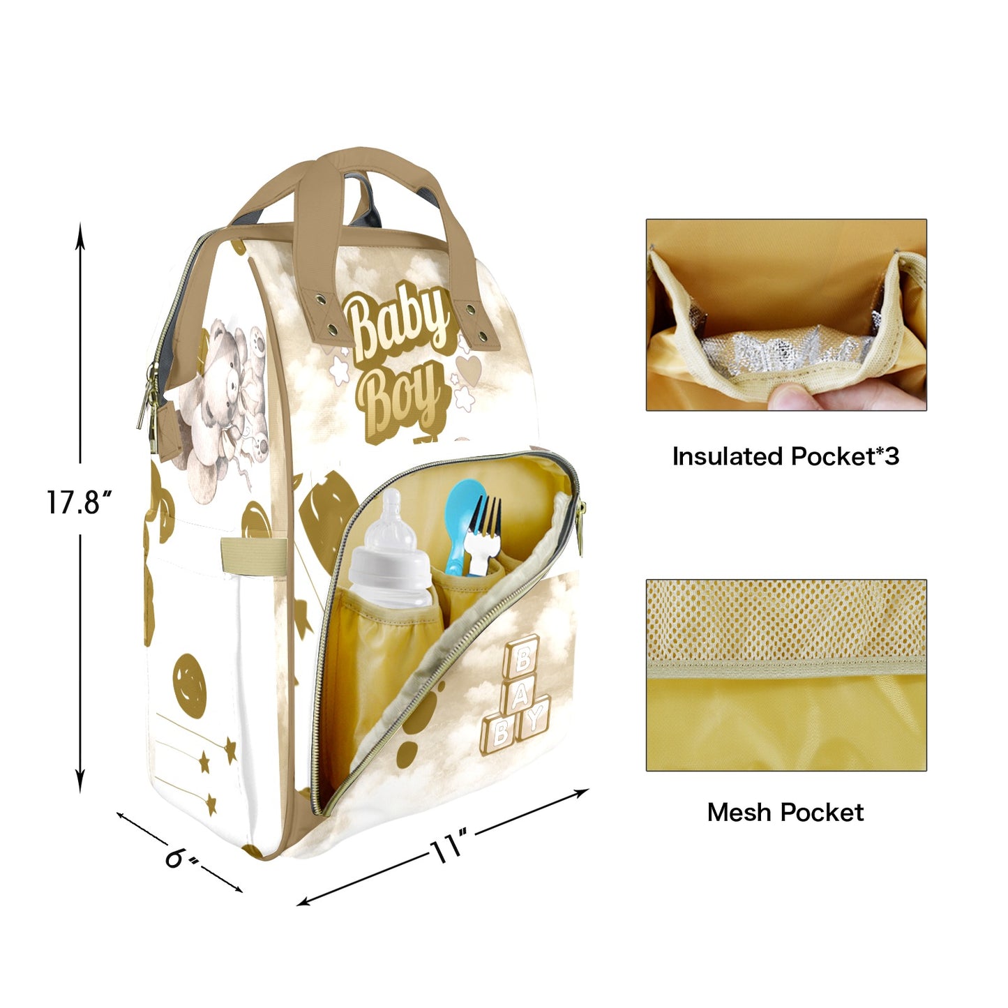 Baby Clouds Diaper Bag