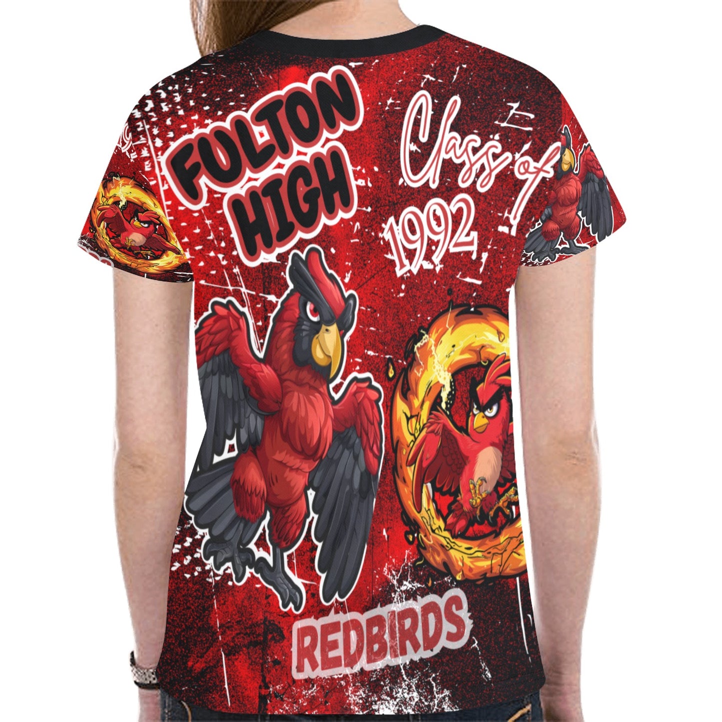 Customized New All Over Print T-shirt for Women