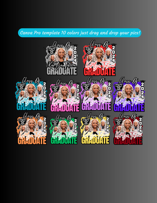 2024 Graduate Template Design Bundle