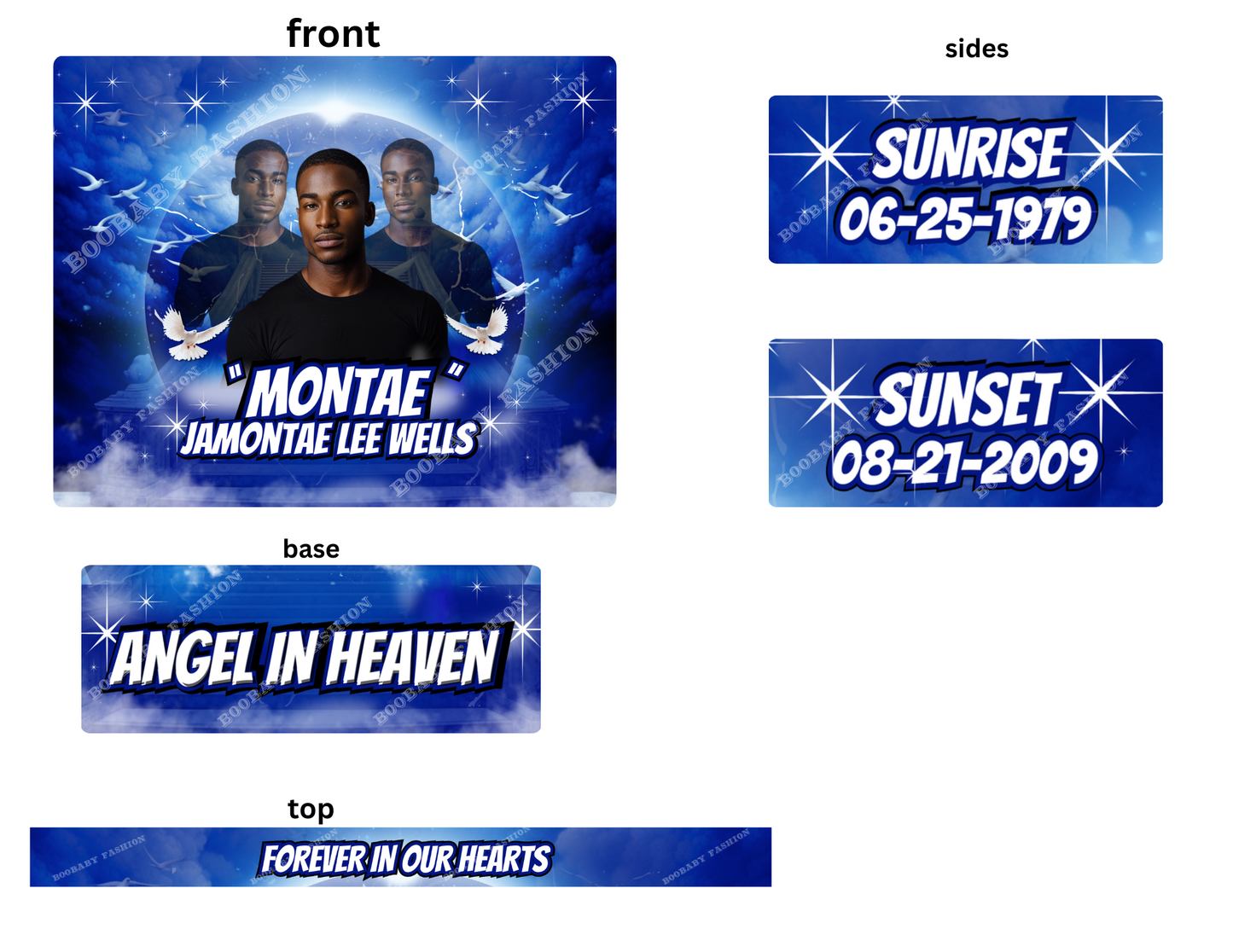 Memorial Waterfall Template Bundle